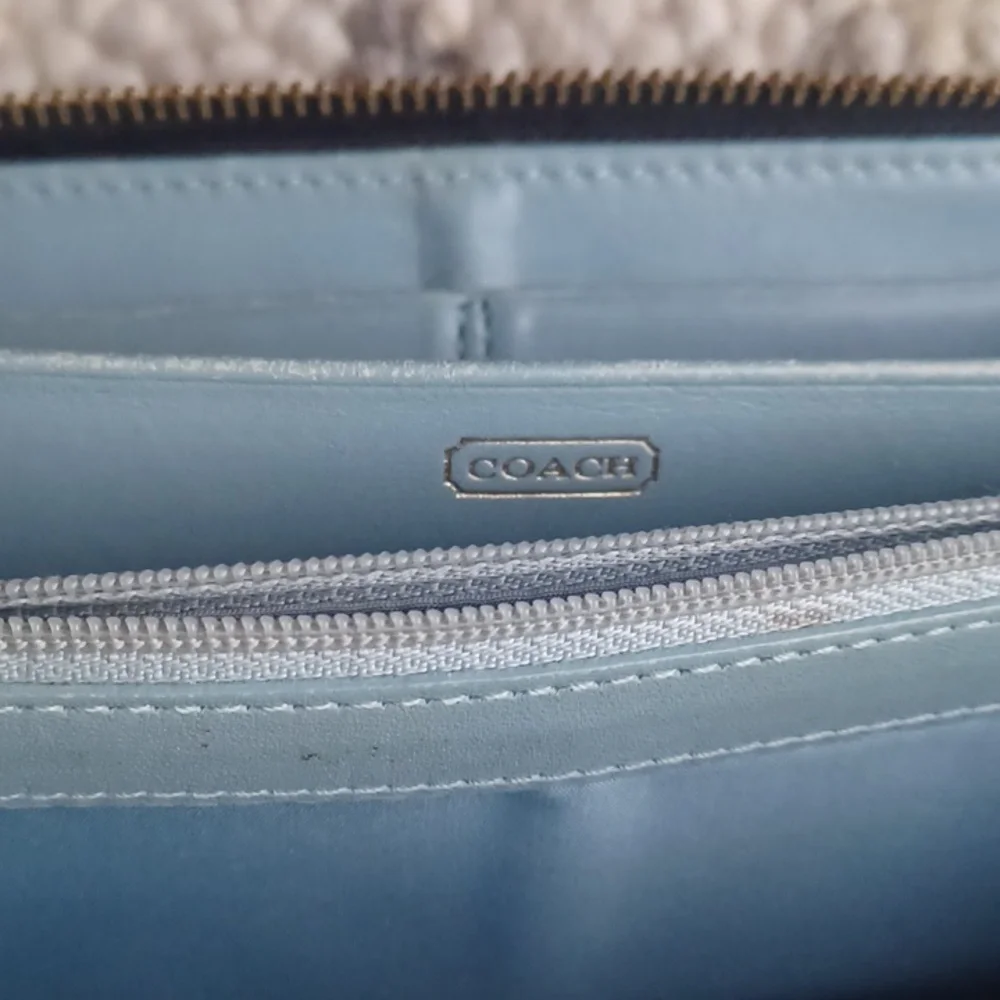 Coach leather wallet